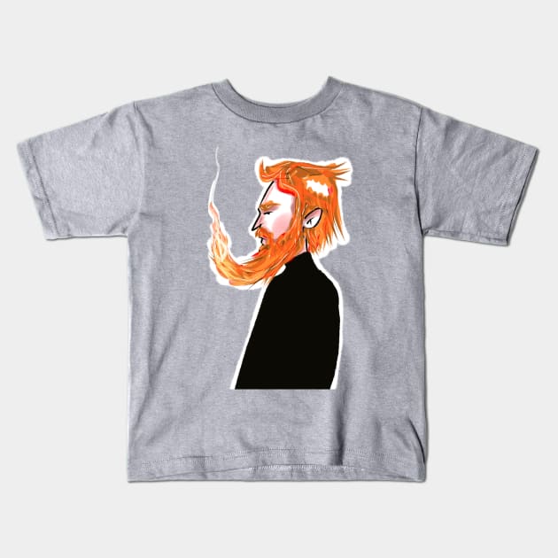 hot guy Kids T-Shirt by barbasantara